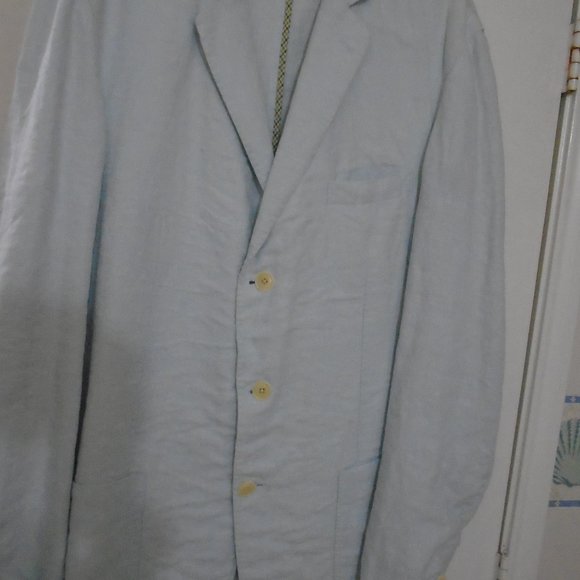 linen long jacket - Picture 1 of 7